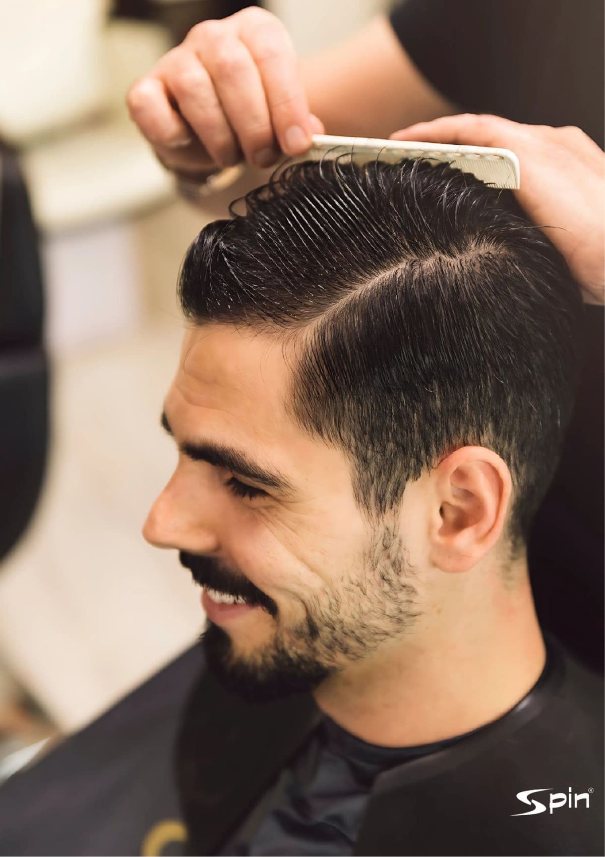 Men's hair styling and grooming at Spin Unisex Salon Kudlu Gate